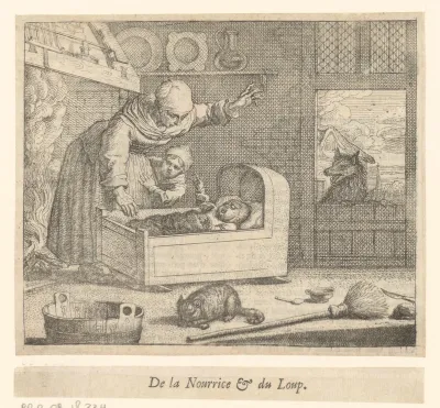 Fabel van de voedster en de wolf