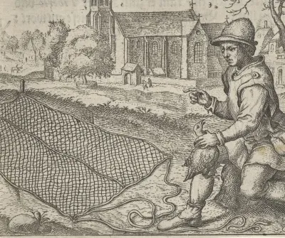 Fabel van de vogelvanger en de patrijs