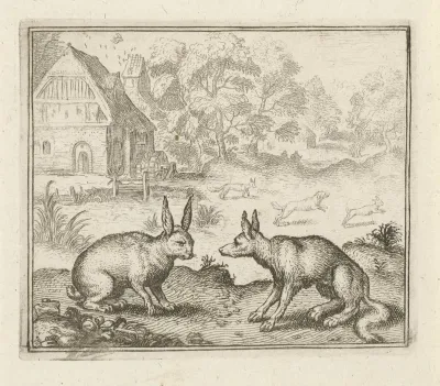 Fabel van de vos, de hond en de haas