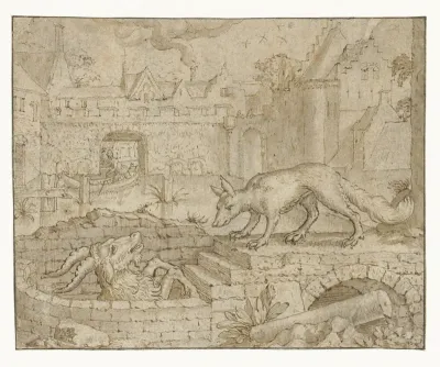 Fabel van de vos en de geit