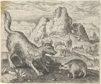 Fabel van de wolf en de egel