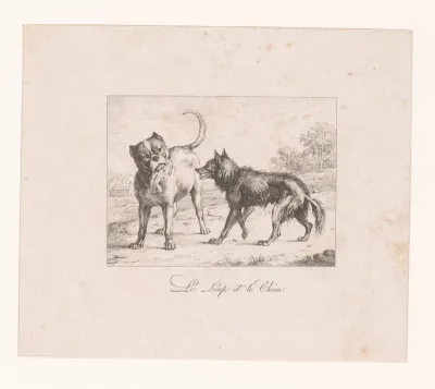 Fabel van de wolf en de hond