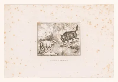 Fabel van de wolf en het lam
