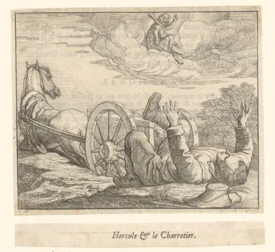 Fabel van Hercules en de voerman