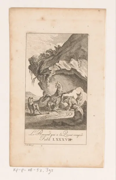 Fabel van het groepje vossen