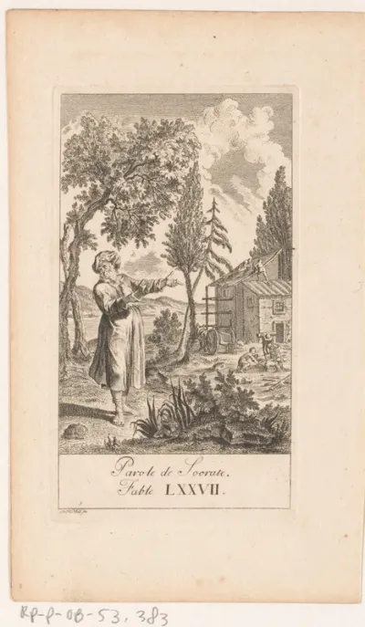 Fabel van het woord van Socrates