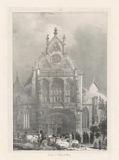Façade de l'Église de Brou (Facade of the Church at Brou)