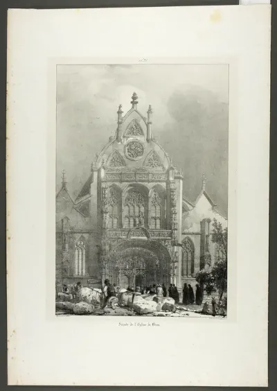 Facade of the Church of Brou