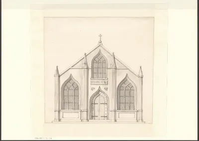 Façade van de Christ Church te Amsterdam