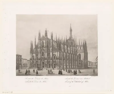 Façade van de Dom van Milaan