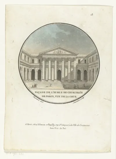 Façade van de school voor Chirurgie