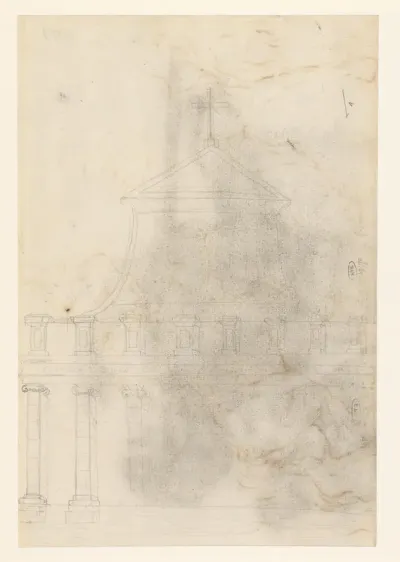 Façade van een kerk