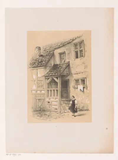 Façade van een woonhuis