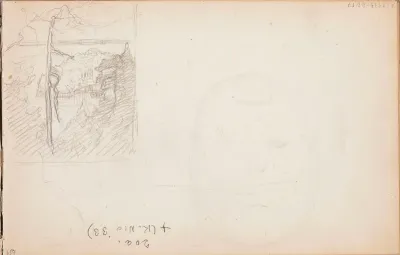 Face of a Toddler and a Landscape