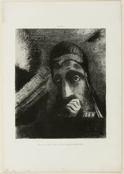 Face of Mystery (In my dream I saw in the Sky a FACE OF MYSTERY), plate 1 from Homage to Goya