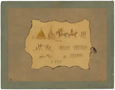 Facsimile of a Cheyenne Robe
