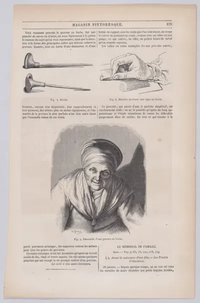 Facsimile of an Engraving, from "Le Magasin Pittoresque"
