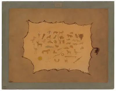 Facsimile of an Ojibbeway Robe