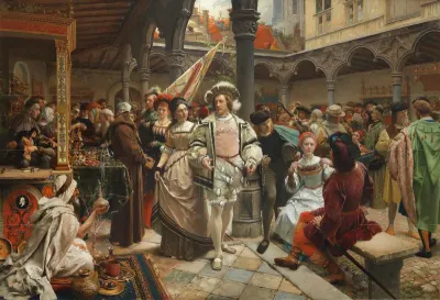 Fair at the Old Stock Exchange in Antwerp