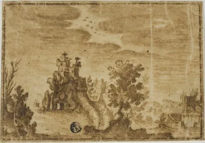 Fairy Castle in Landscape