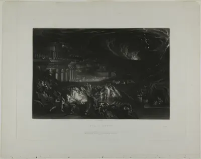 Fall of Nineveh, from Illustrations of the Bible
