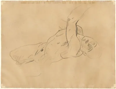 Falling Male Nude [verso]