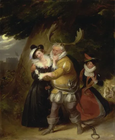 Falstaff at Herne's Oak, from "The Merry Wives of Windsor," Act V, Scene v