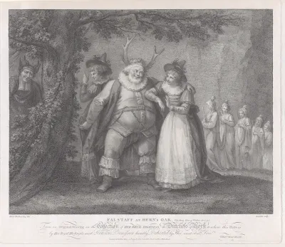 Falstaff at Herne's Oak (Shakespeare, Merry Wives of Windsor, Act 5, Scene 5)