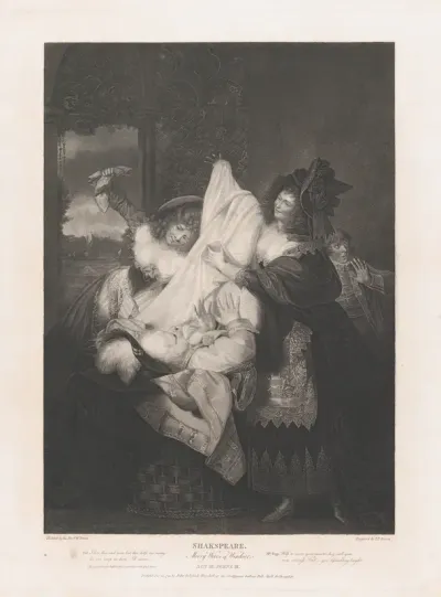 Falstaff in the Buck Basket (Shakespeare, Merry Wives of Windsor, Act 3, Scene 3)