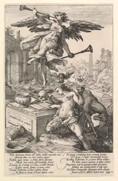 Fame and History, from "The Roman Heroes"