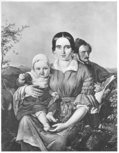Familie des Malers Karl Seeger, Galerieinspektors in Darmstadt
