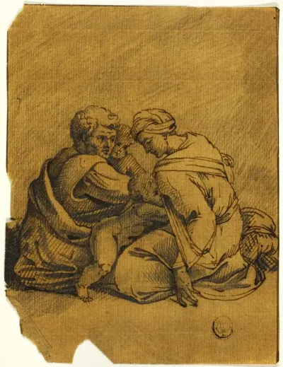 Family Group: Ozias, King of Judah, Nursed by his Mother