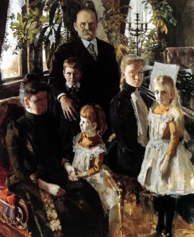 Family Portrait of the Ahlströms