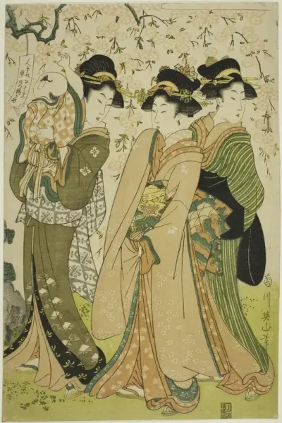 Famous Trees in the Eastern Capital: The Cherry Tree at Naruko (Toto meiboku Naruko no sakura)