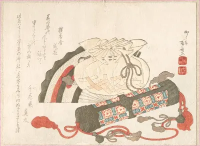 Fan, Bag and Incense-Tube