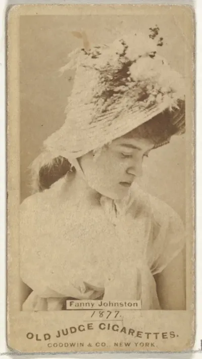 Fanny Johnston, from the Actors and Actresses series (N171) for Old Judge Cigarettes