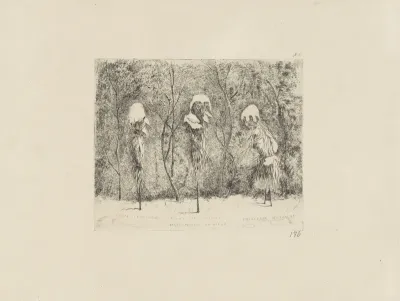Fantasie-compositie betrekking over de Frans-Duitse oorlog