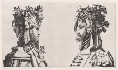 Fantastical Masked Masculine Heads