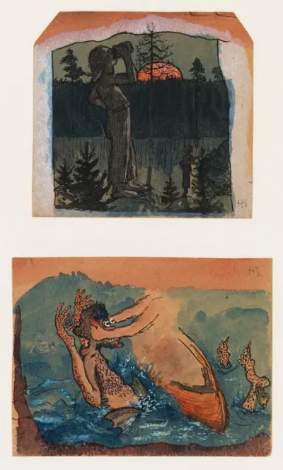 Fantasy 1. A Giant Drinking 2. Ikiturso