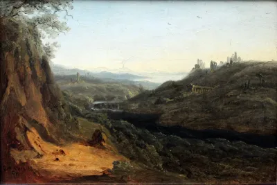 Fantasy Mountain Scene