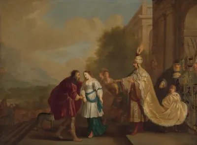 Farao geeft Sara aan Abraham terug