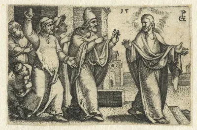 Farizeeën willen Christus stenigen