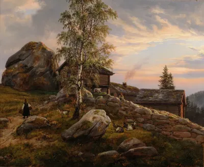 Farm at Ytre Kroken, Sogn
