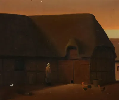 Farm exterior.