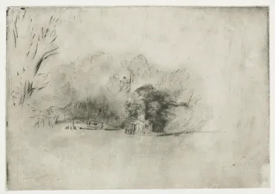 Farmhouse among Trees
