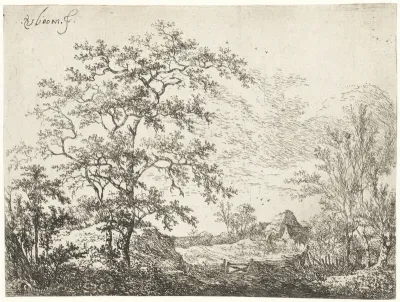 Farmstead between Trees
