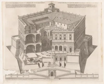 Farnese Palace, from "Speculum Romanae Magnificentiae"
