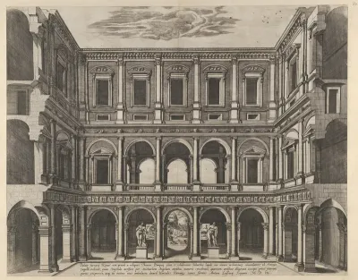 Farnese Palace Interior, from "Speculum Romanae Magnificentiae"