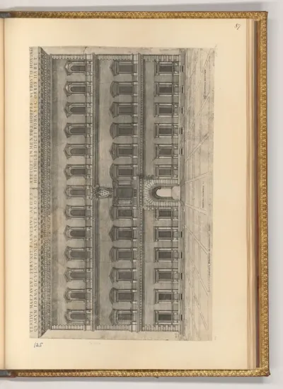 Fassade des Farnese-Palastes in Rom