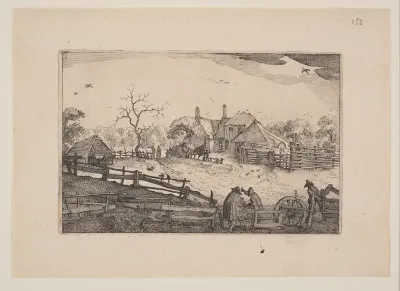 Father’s Inn, from Views in the Surroundings of Haarlem (Plaisante Plaetsen)